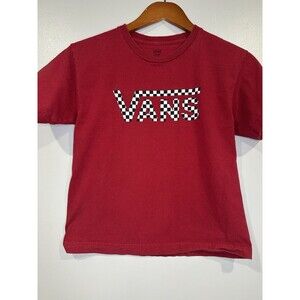 Vans Shirt Boys Medium graphic tee Sz Med streetwear urban y2k‎ skatecore retro